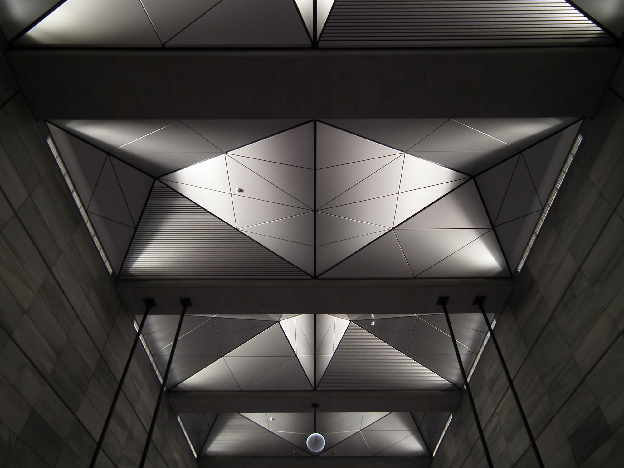Familiar triangular patterns in the roof